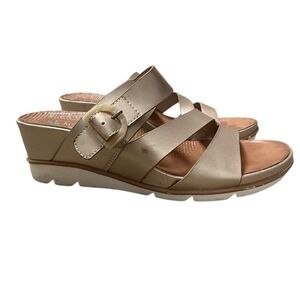 Baretraps‎ Laralee Shoes Womens Size 11 Wedge Sandals Comfort Slip On Buckle